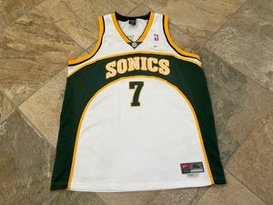 Vintage Seattle SuperSonics Rashard Lewis Nike Basketball Jersey, Size XL