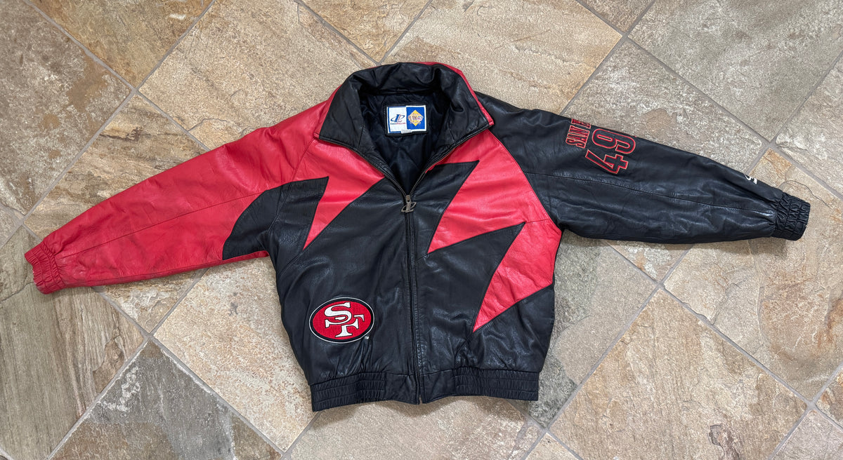 Vintage San Francisco 49ers Logo Athletic Leather Sharktooth