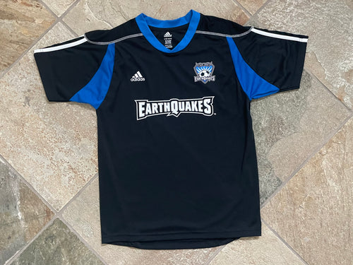 San Jose Earthquakes Adidas Soccer Jersey, Size Youth Large, 14-16