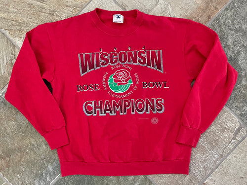 Vintage Wisconsin Badgers 1994 Rose Bowl Football College Sweatshirt, Size XL