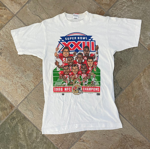Vintage San Francisco 49ers Super Bowl XXIII Salem Football TShirt, Size Medium
