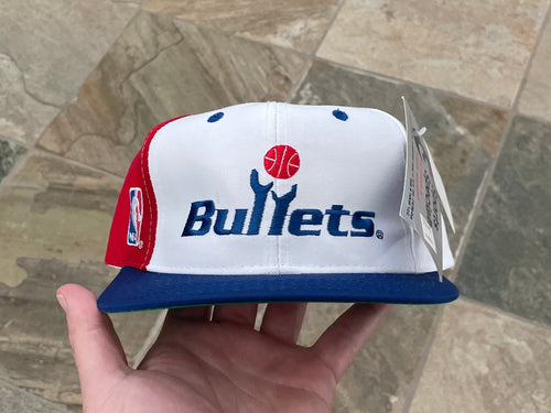 Vintage Washington Bullets Sports Specialties Script Snapback Basketball Hat