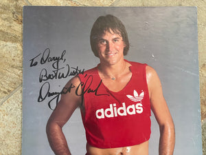 Vintage San Francisco 49ers Dwight Clark Adidas Autographed Poster