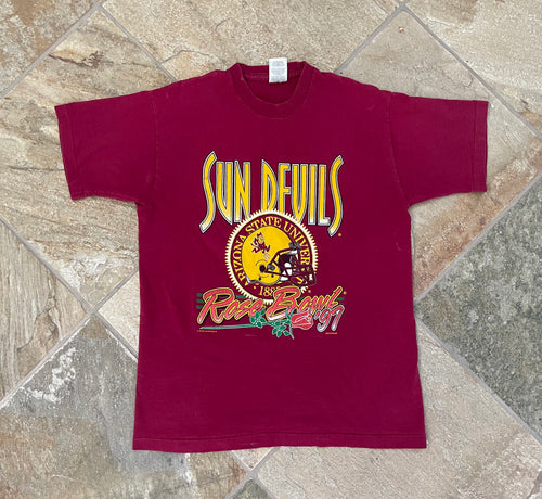 Vintage Arizona State Sun Devils Rose Bowl College Football TShirt, Size Large