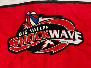 Vintage Big Valley Shockwave ABA Game Worn Warm Up Basketball Jacket, Size XXL