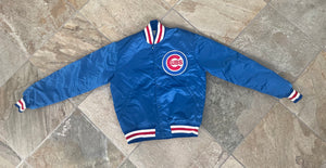 Vintage Chicago Cubs Starter Satin Baseball Jacket, Size Medium
