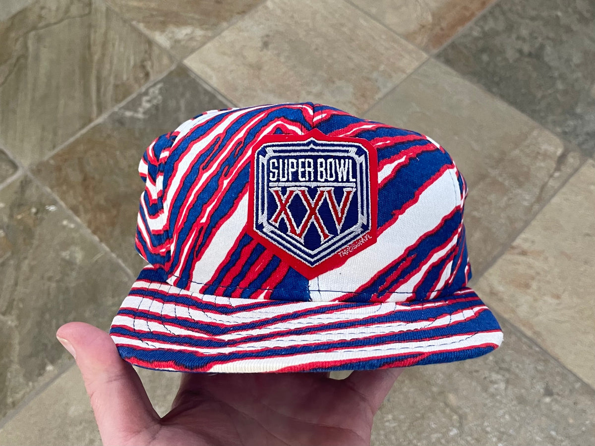 Vintage Buffalo Bills Super Bowl XXV Zubaz AJD Football Snapback