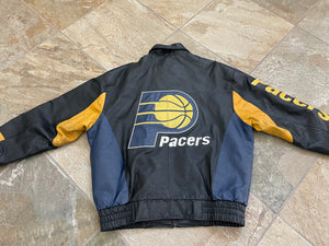 Vintage Indiana Pacers Carl Banks Leather Basketball Jacket, Size Large