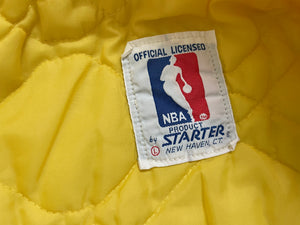 Vintage Los Angeles Lakers Starter Satin Basketball Jacket, Size Large