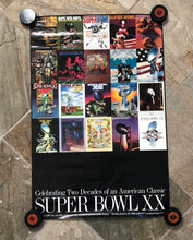 Load image into Gallery viewer, Vintage Super Bowl XX Chicago Bears New England Patriots NFL Football Poster