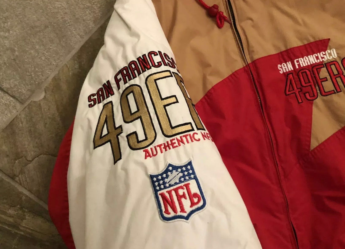 San Francisco 49ers NFL FOOTBALL VINTAGE 1990s Logo Athletic Size