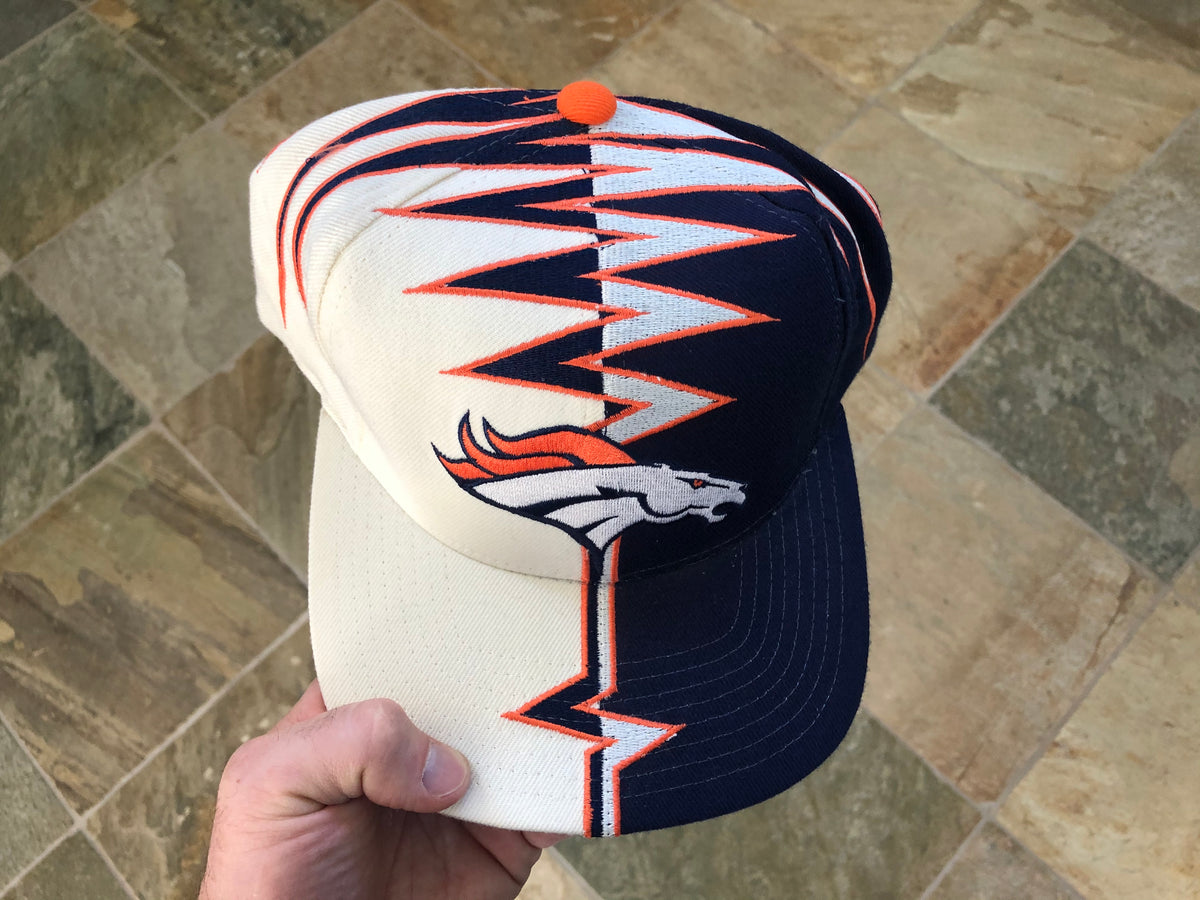 Vintage 1990's Denver Broncos Shockwave Starter Strapback Hat