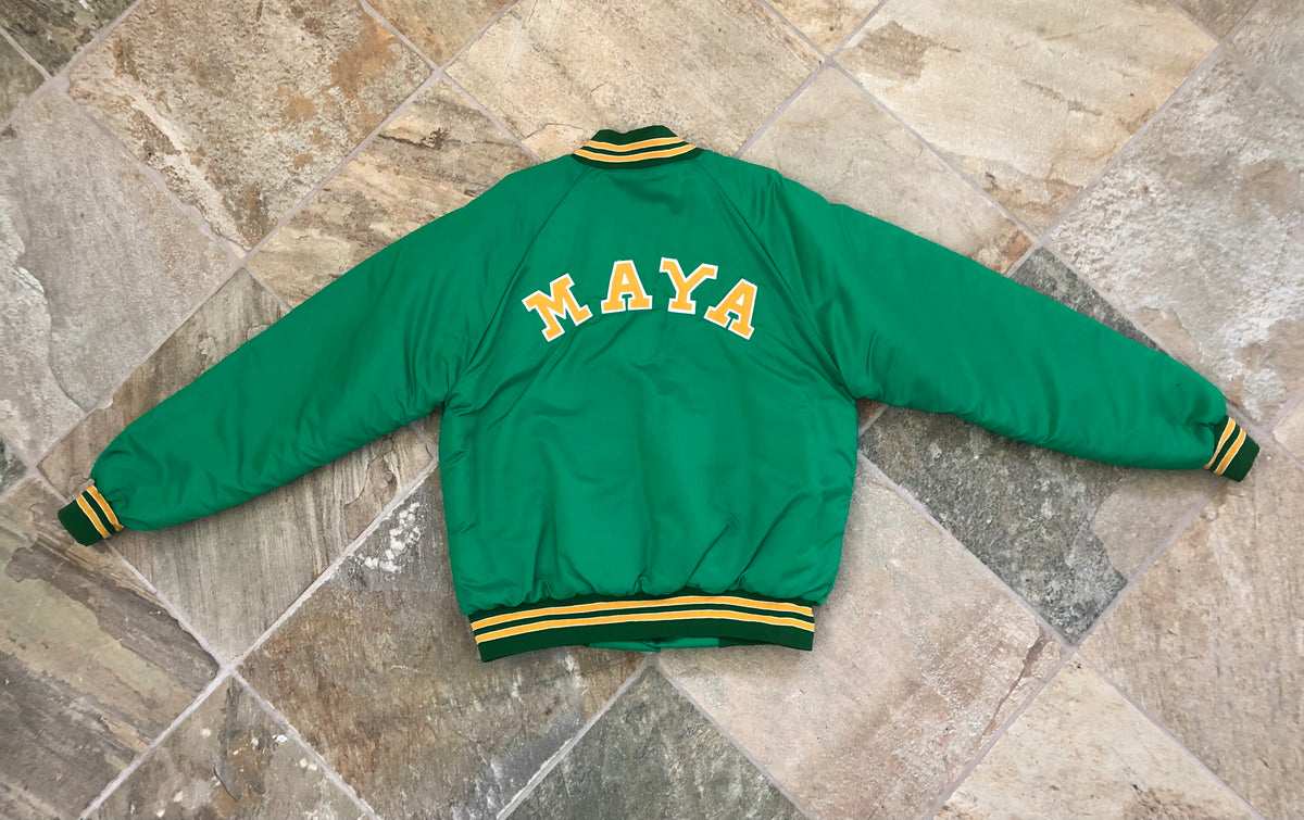 Vintage MLB (Chalk Line) - Oakland Athletics Satin Jacket 1990s Large