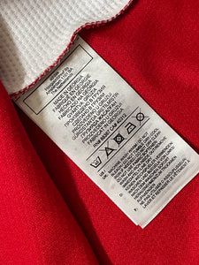 Arsenal Premier League Adidas Long Sleeve Soccer Jersey, Size XL