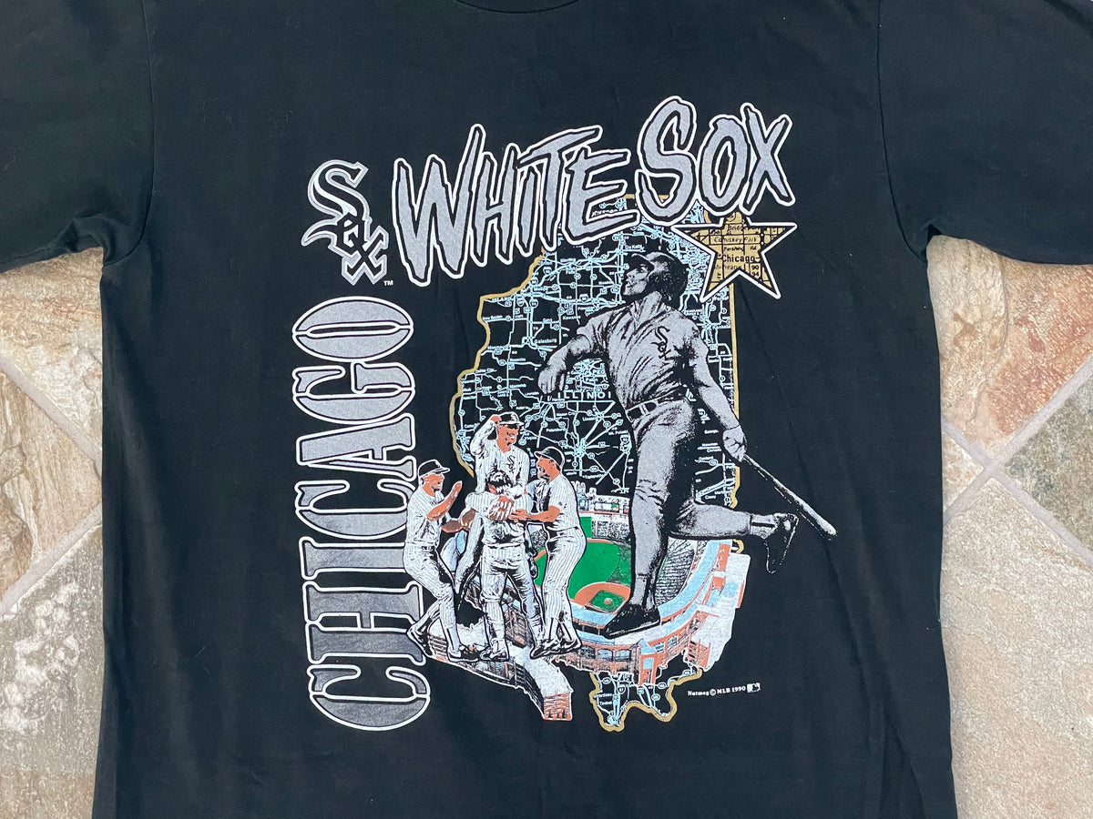 Vintage Chicago White Sox T Shirt Tee Nutmeg Mills Made USA 