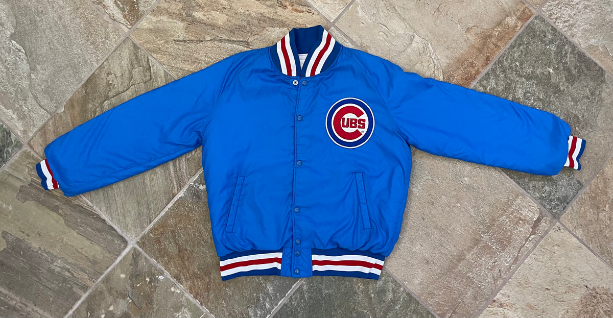 VINTAGE STARTER CHICAGO CUBS PULLOVER SWEATSHIRT IN SIZE L