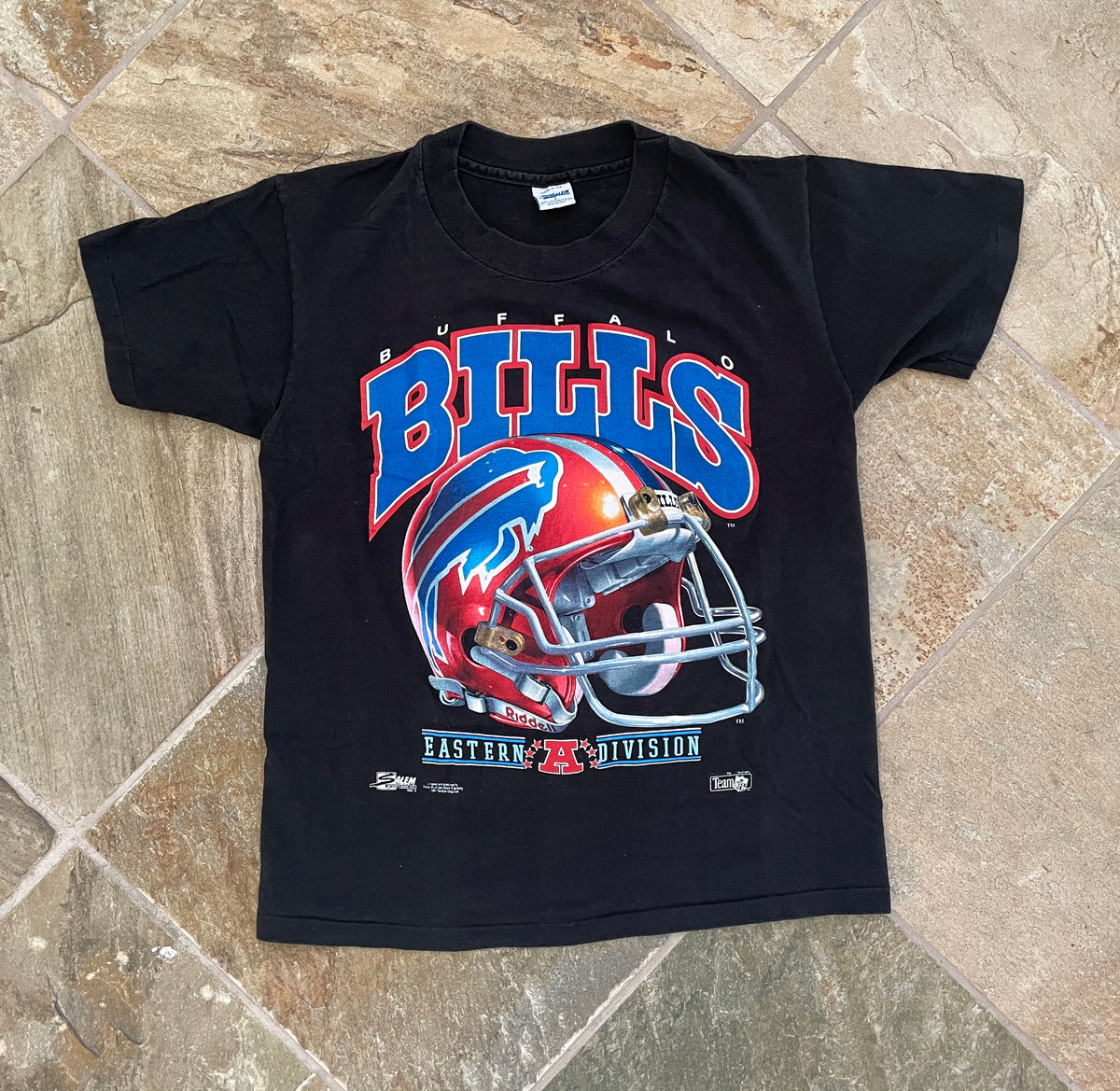 Buy Buffalo Bills Salem Sportswear Big Logo Football Vintage Shirt For Free  Shipping CUSTOM XMAS PRODUCT COMPANY