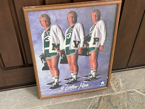 Vintage Boston Celtics Larry Bird Converse Basketball Poster