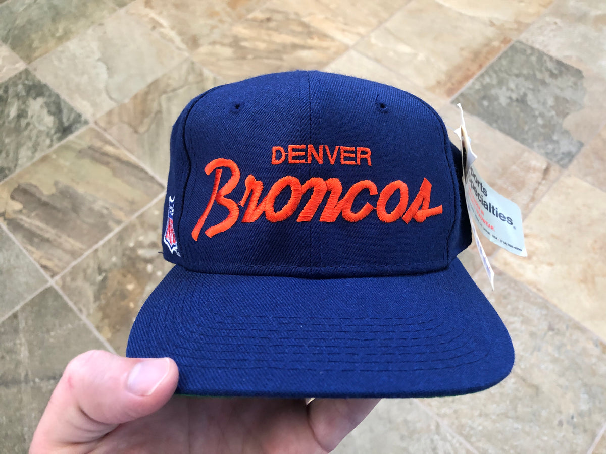 Vintage 90s Sports Specialties Script Denver Broncos Snapback -   Israel