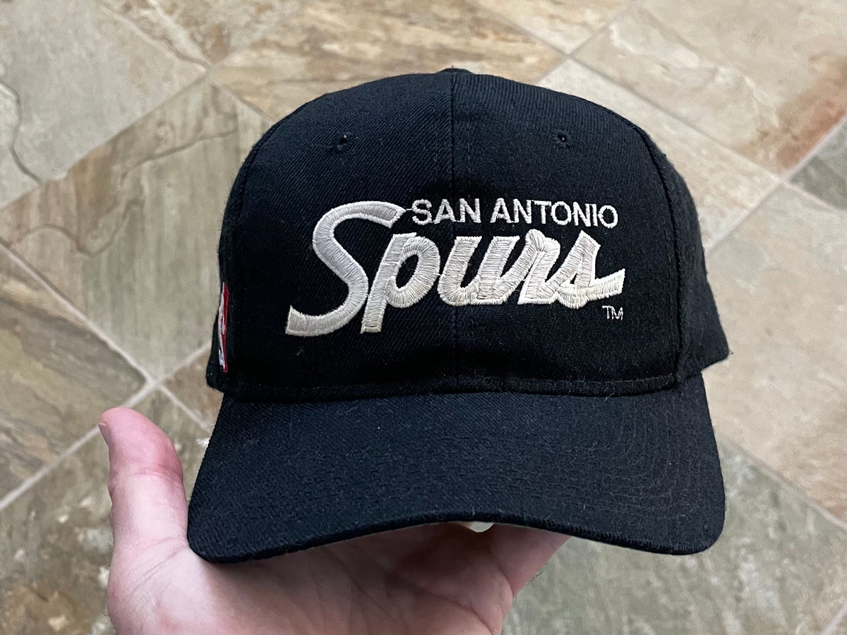 VINTAGE RARE San Antonio Spurs Sports Specialties Black  Snap Back Wool Cap Hat Vintage San Antonio Spurs Hat 90s 00s Snapback Cap NBA  main image 3