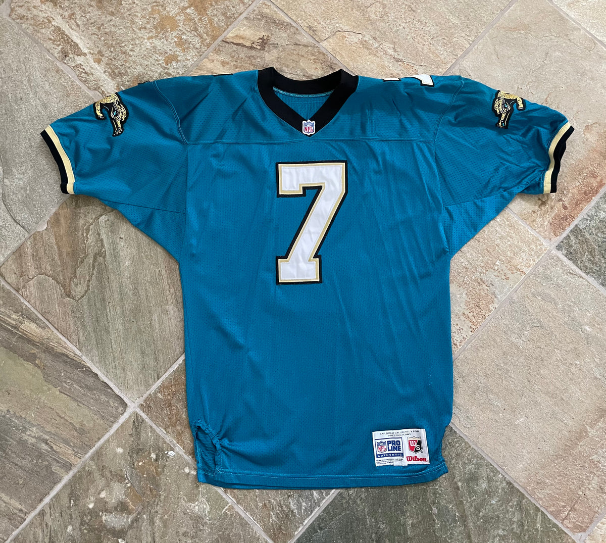 Jacksonville Jaguars Steve Beuerlein Wilson Vintage Jersey