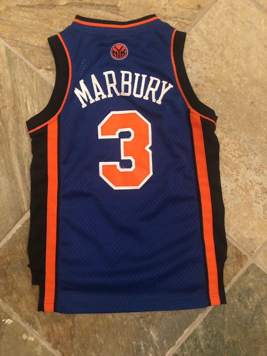 Vintage New York Knicks Stephon Marbury Reebok Youth Basketball Jersey,  Size Small