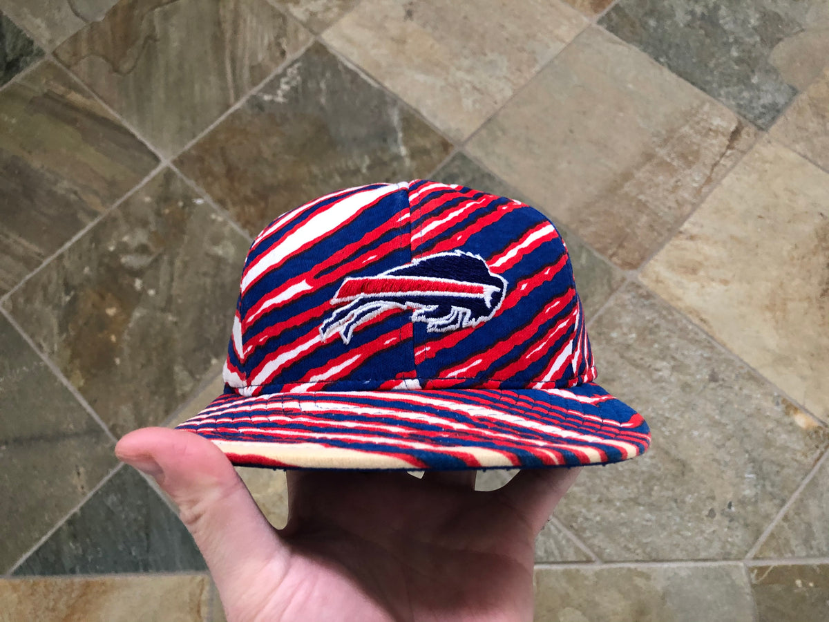 Vintage Buffalo Bills Zubaz AJD Snapback Football Hat 90s Mafia Vintage