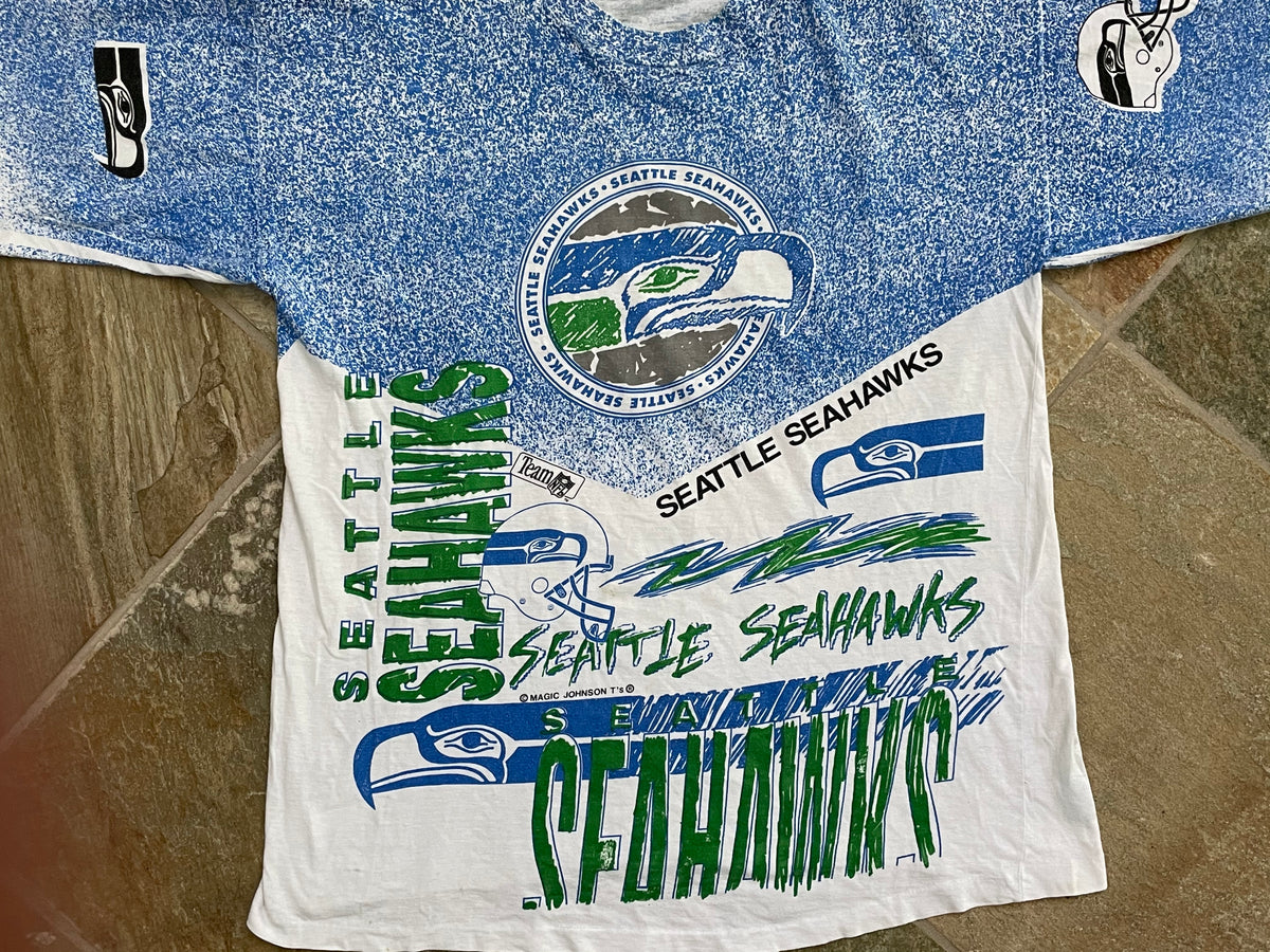 Vintage Seattle Seahawks Logo Athletic Shirt Size Medium