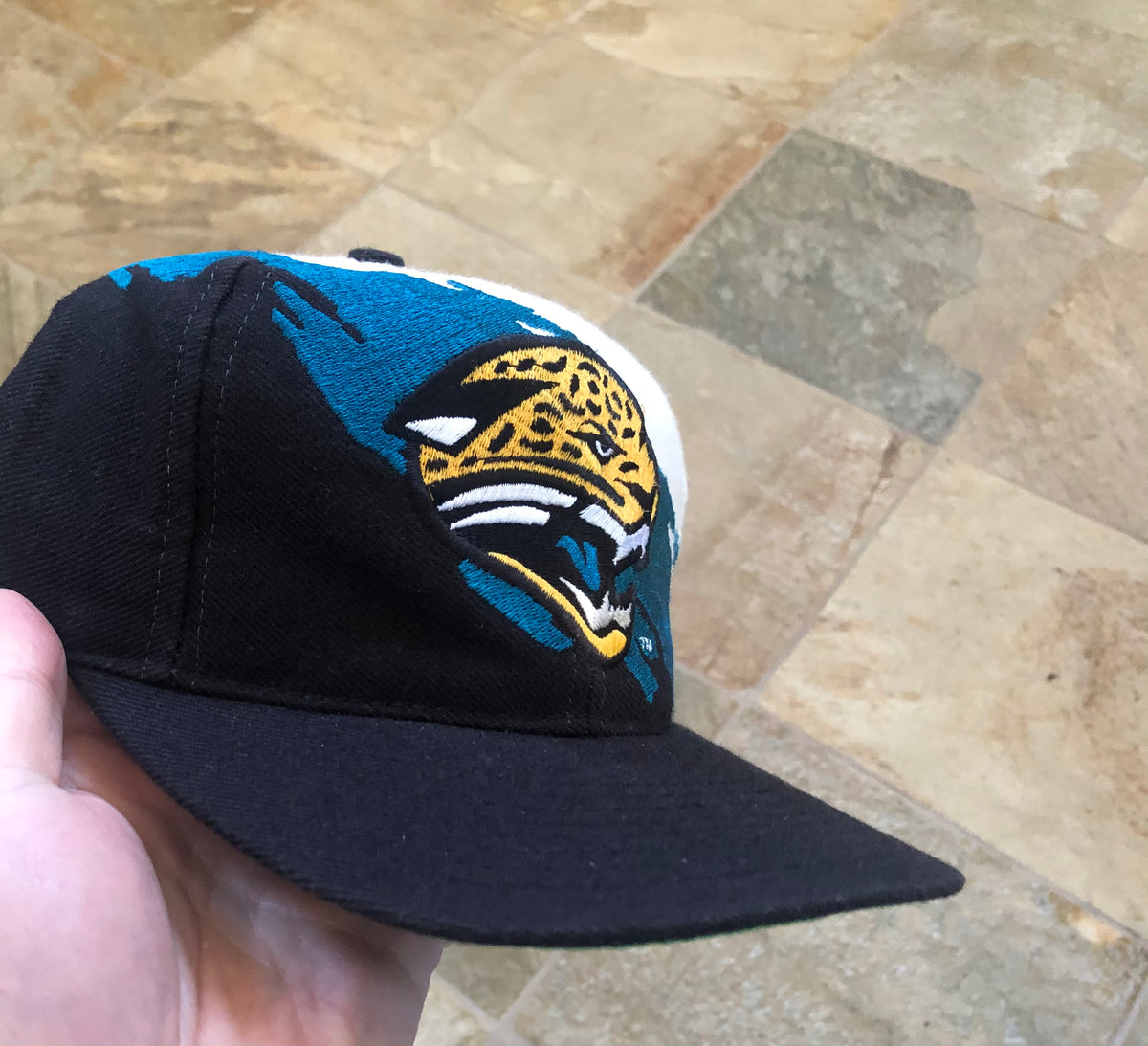 Vintage 90s Jacksonville Jaguars Logo Athletic Paint Splash 