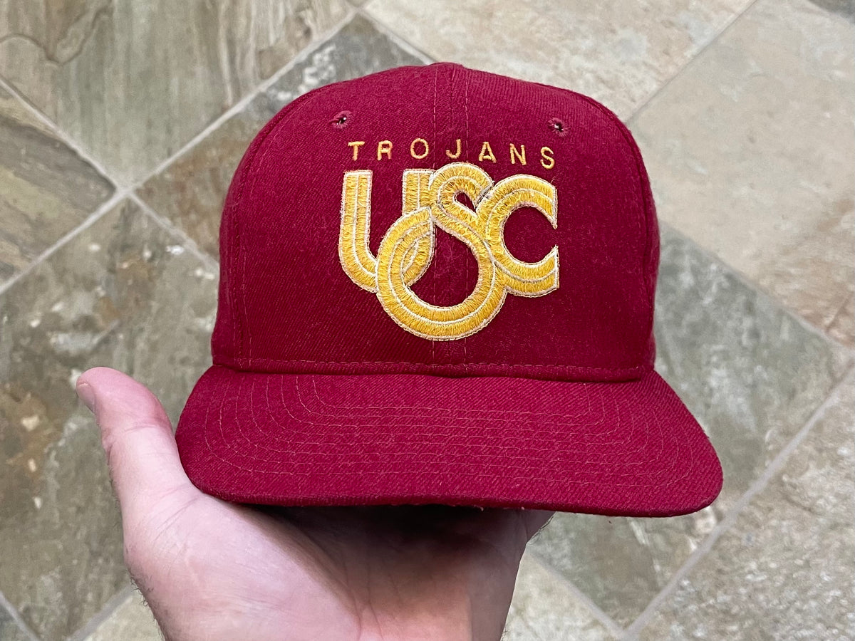 USC TROJANS VINTAGE 80s SPORTS SPECIALTIES COLLEGE PLAIN LOGO TWILL  SNAPBACK HAT