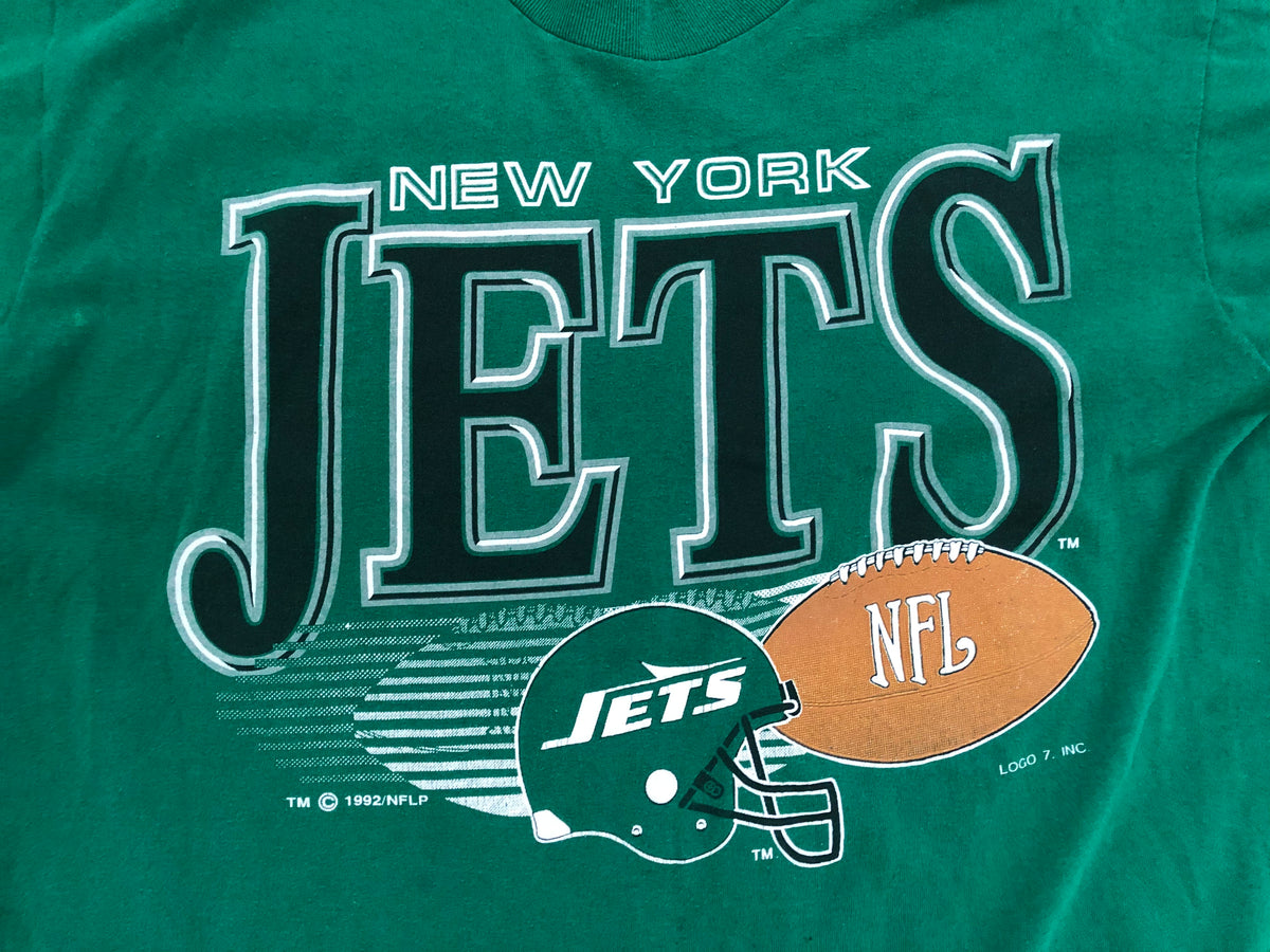 New York Jets NFL Logo 7 Vintage Jets Team Jersey