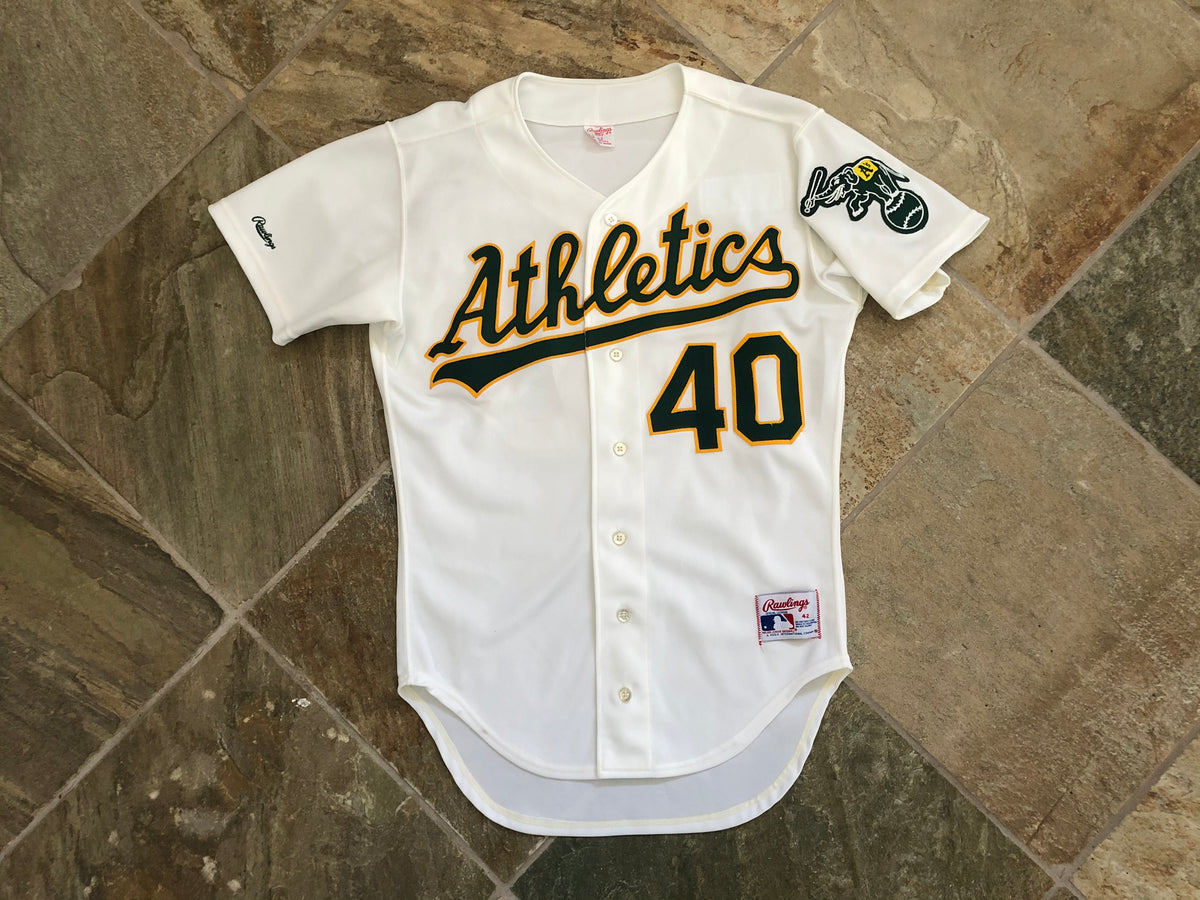 Vintage Oakland Athletics Rawlings Authentic Baseball Jersey, Size 40, –  Stuck In The 90s Sports