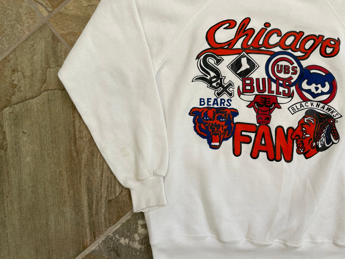 Vintage Gray Chicago Cubs Baseball Sweatshirt by Nutmeg