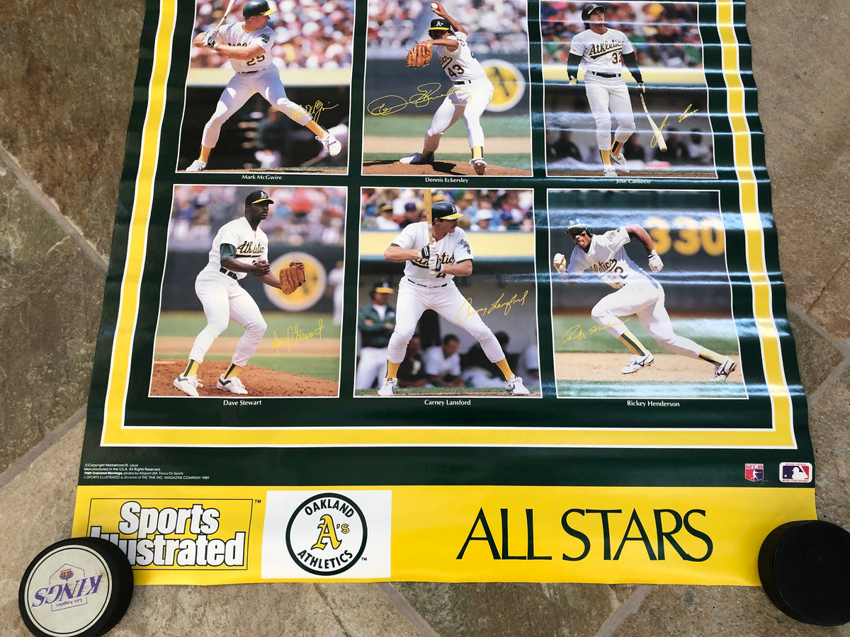 Mark McGwire Oakland Athletics 1989 Poster – Vintage Poster Plaza