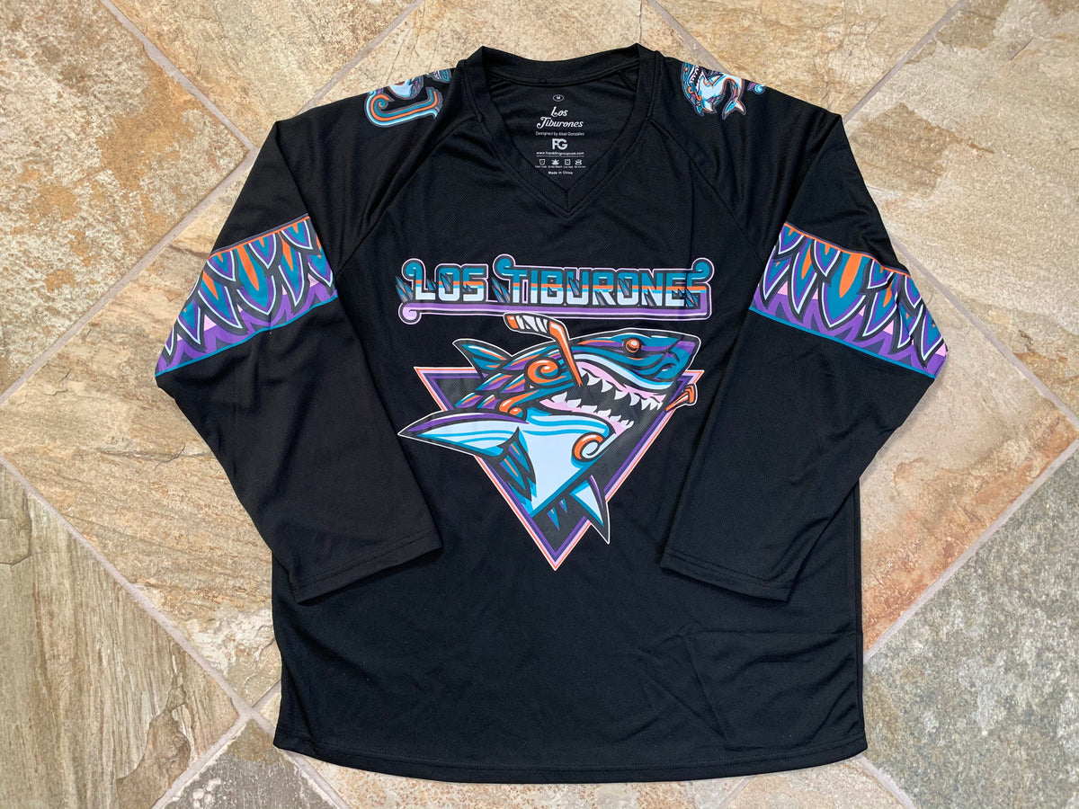 San jose sharks hot sale los tiburones jersey