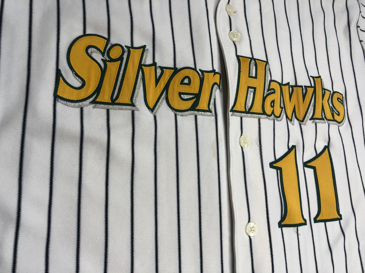 18 South Bend Silver Hawks Authentic Game Worn Throwback Jersey