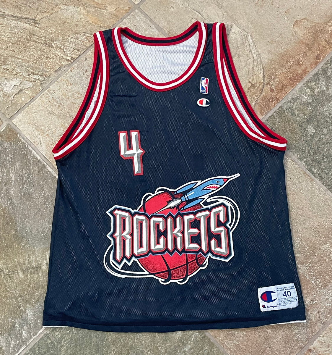 ROCKETS 4番 ユニフォーム Champion サイズ40 Vintage Houston Rockets Charles Barkley Reversible Champion