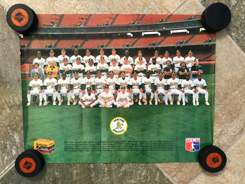 Vintage Oakland Athletics 1988-89 Baseball Team Photo Poster