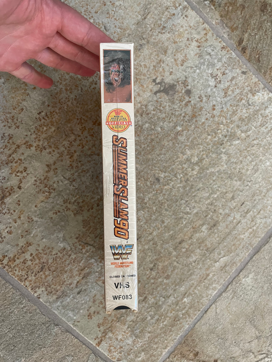 Vintage WWF WWE Summerslam 1990 Wrestling VHS Tape