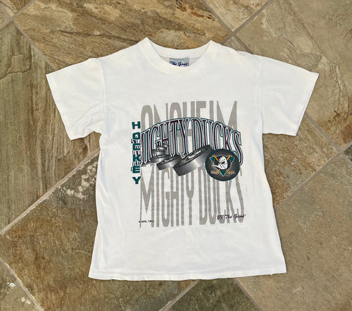 Vintage Anaheim Mighty Ducks The Game Hockey TShirt, Size Youth Large, 14-16