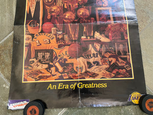 Vintage Los Angeles Lakers An Era of Greatness Basketball Poster