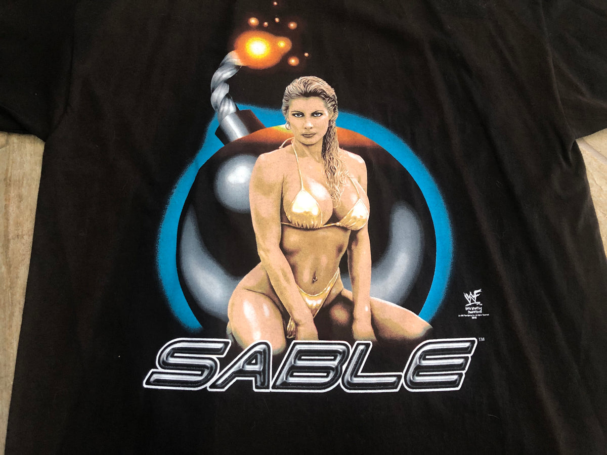 Vintage WWF / WWE Sable Bomb Wrestling Tshirt, Size XL – Stuck ...