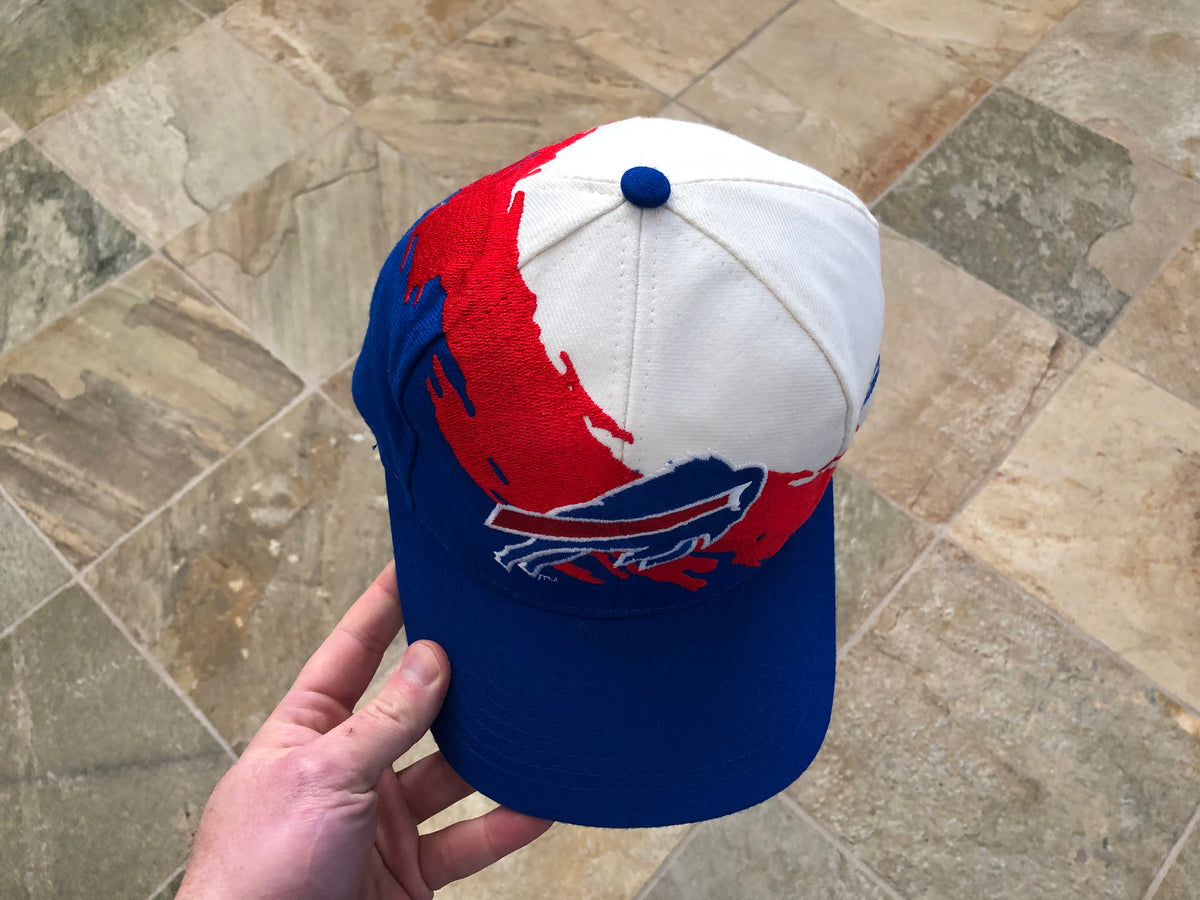 Vintage Buffalo Bills Logo Athletic Splash Snapback Football Hat