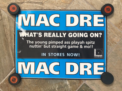 Vintage Mac Dre What’s Really Going On Rap Poster