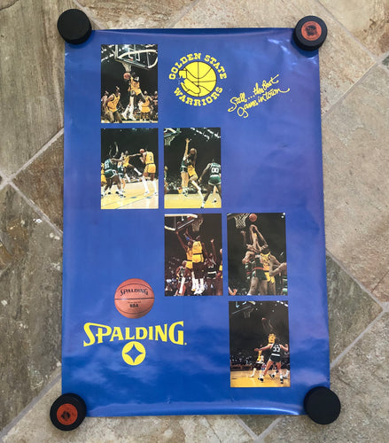 Vintage Golden State Warriors Spaulding Full Size Basketball Poster ###
