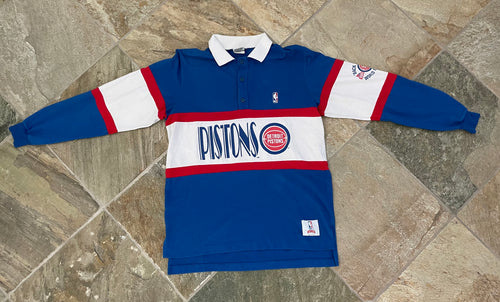 Vintage Detroit Pistons Nutmeg Basketball Tshirt, Size Large