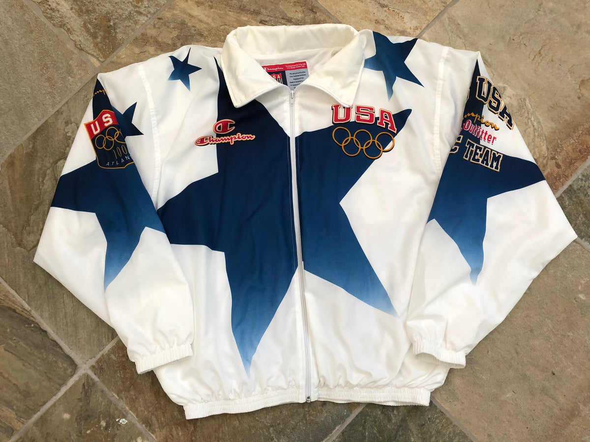 ウェア vintage 1996 ATRANTA  OLYMPIC uniform dv Vintage Starter 1996 Atlanta Olympics Pullover Windbreaker