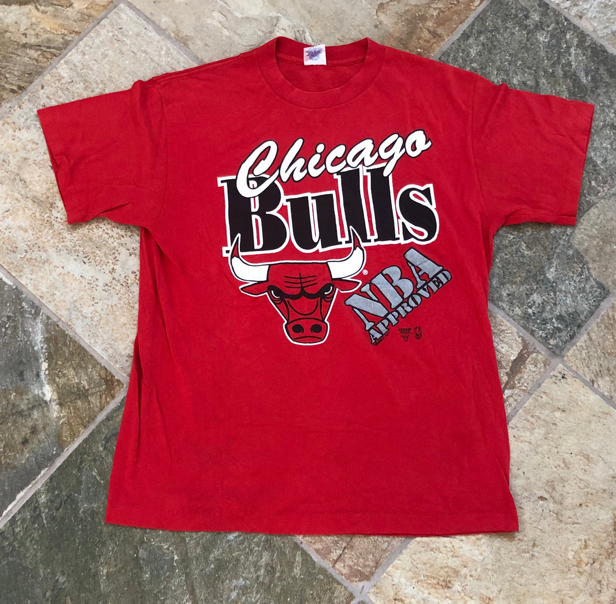 Vintage 90's Chicago Bulls T Shirt Bulls Basketball NBA 6 