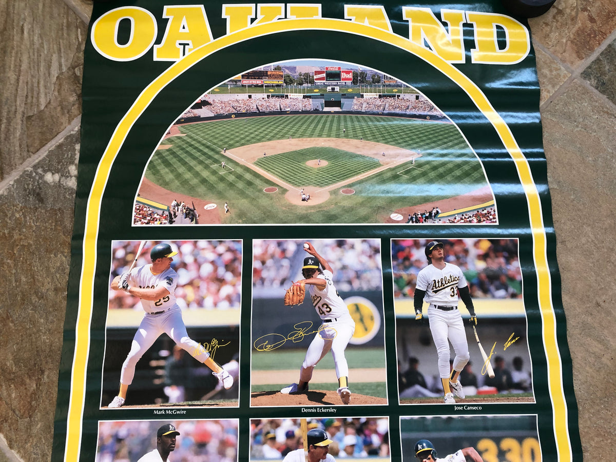 Mark McGwire Oakland Athletics 1989 Poster – Vintage Poster Plaza