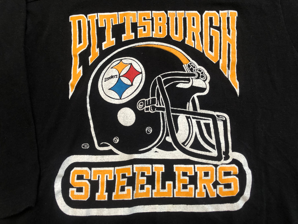 Vintage 90s PITTSBURGH STEELERS NFL Logo 7 T-Shirt L – XL3 VINTAGE